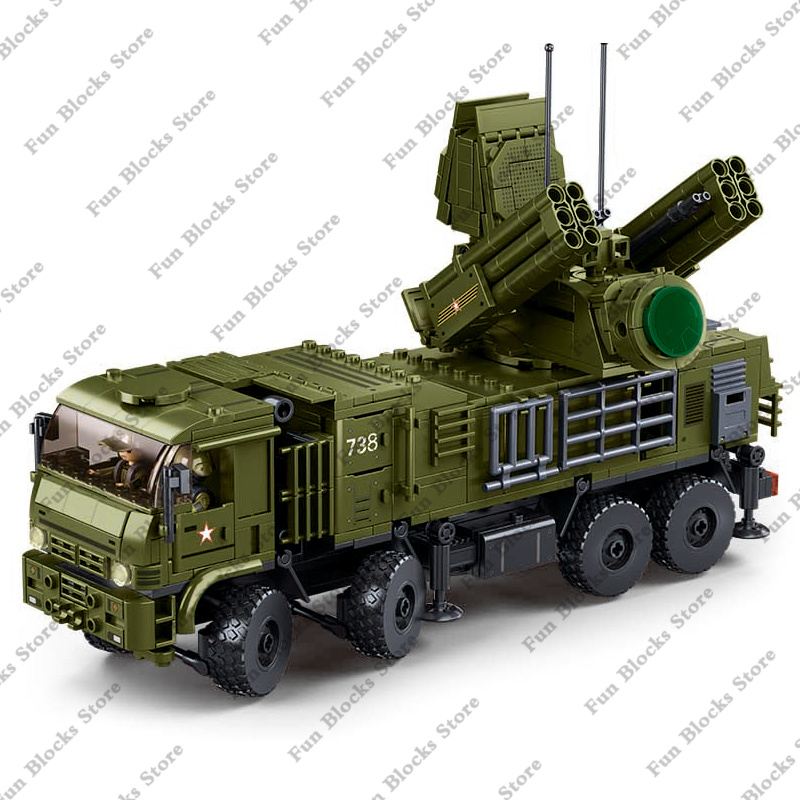 Lego Set Creator - SLUBAN wojskowy pojazd rakietowy przeciwlotniczy Pantsir