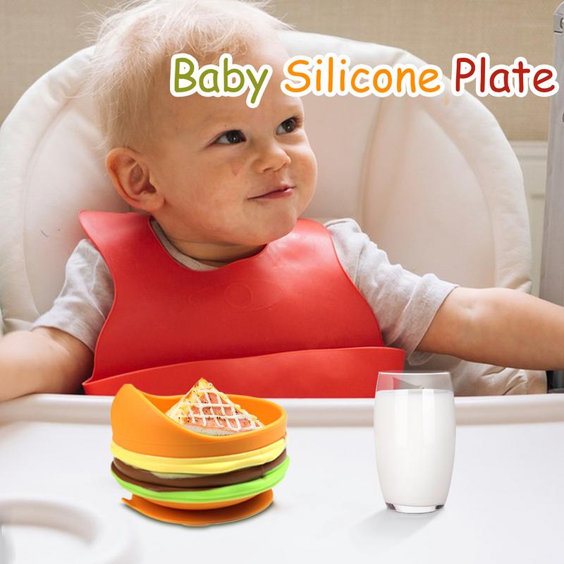 Baby Food Weaning - Silikonowy zestaw do karmienia niemowląt, miseczka