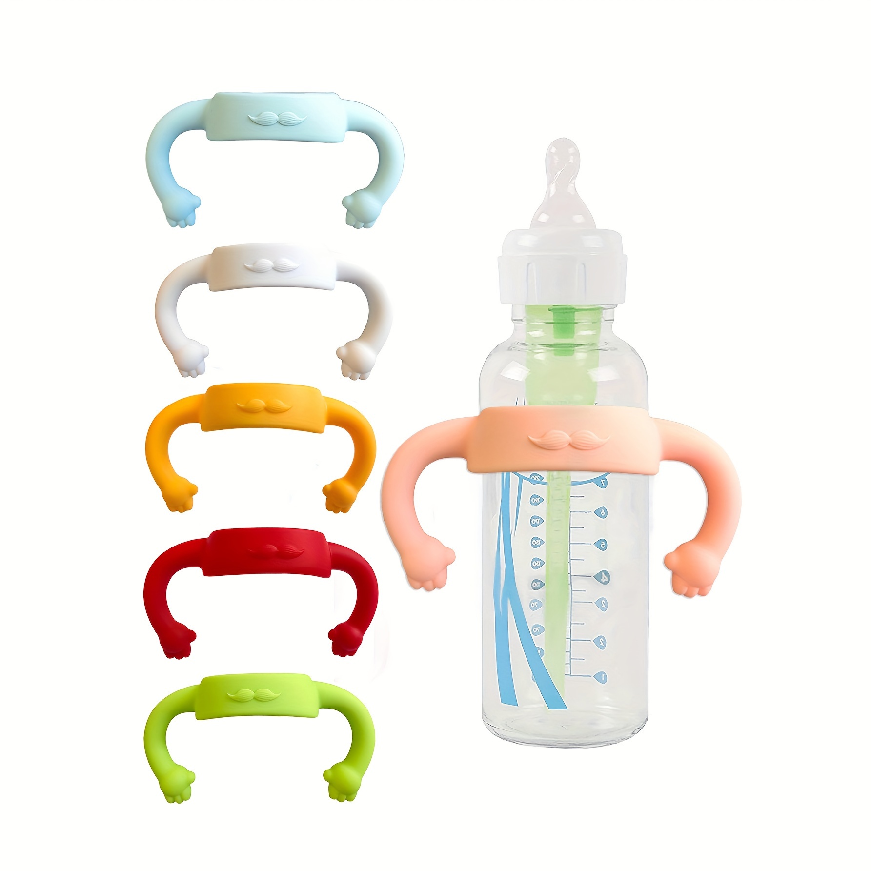 Baby Food Bottle - Uniwersalny silikonowy uchwyt na butelkę dla