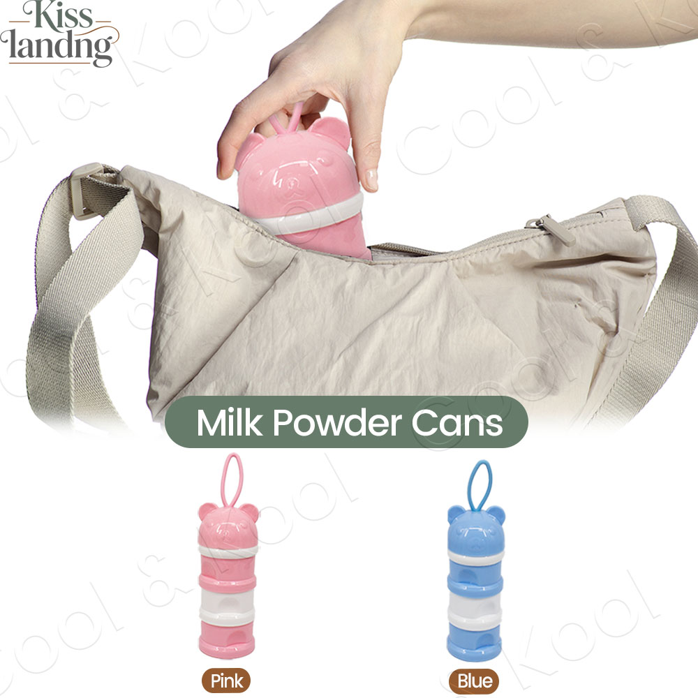 Formula Dispenser Portable - 3-warstwowy przenośny dozownik do mleka modyfikowanego,