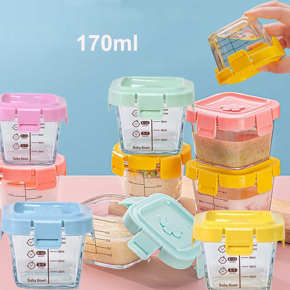 Baby Food In Jar - 170ml szklany pudełko do przechowywania żywności