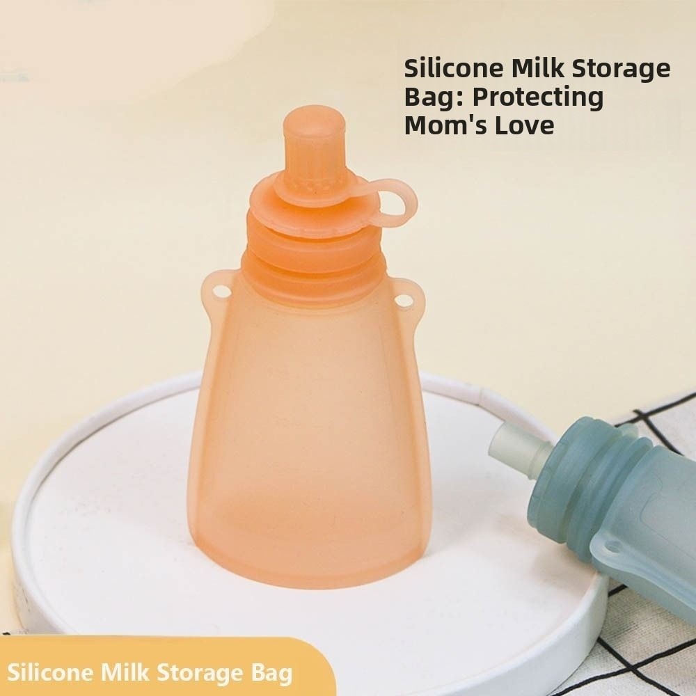 Baby Food Reusable Pouches - Wielorazowy silikonowy woreczek na pokarm dla