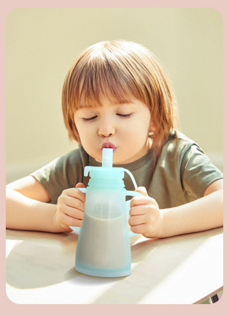 Baby Food In Jar - Nowe, wielorazowe silikonowe woreczki do przechowywania