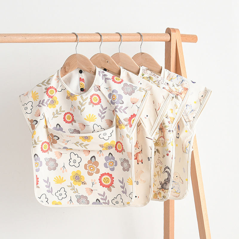 Baby Food Set - Noworodek śliniaki bluzka wodoodporna bez rękawów