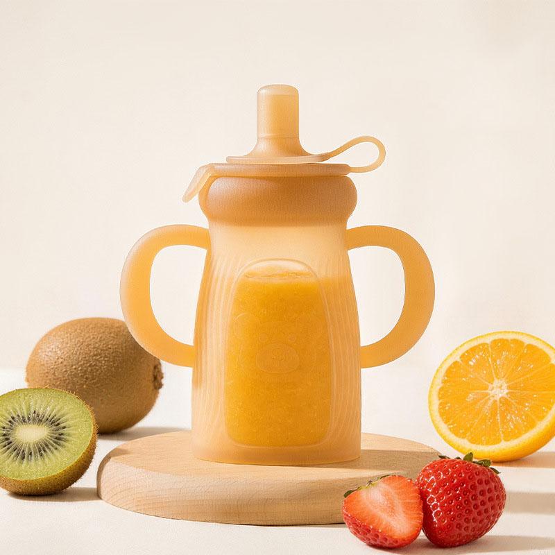 XXFE Wygodny silikonowy worecz – Baby Food Reusable Pouches recenzja i cena