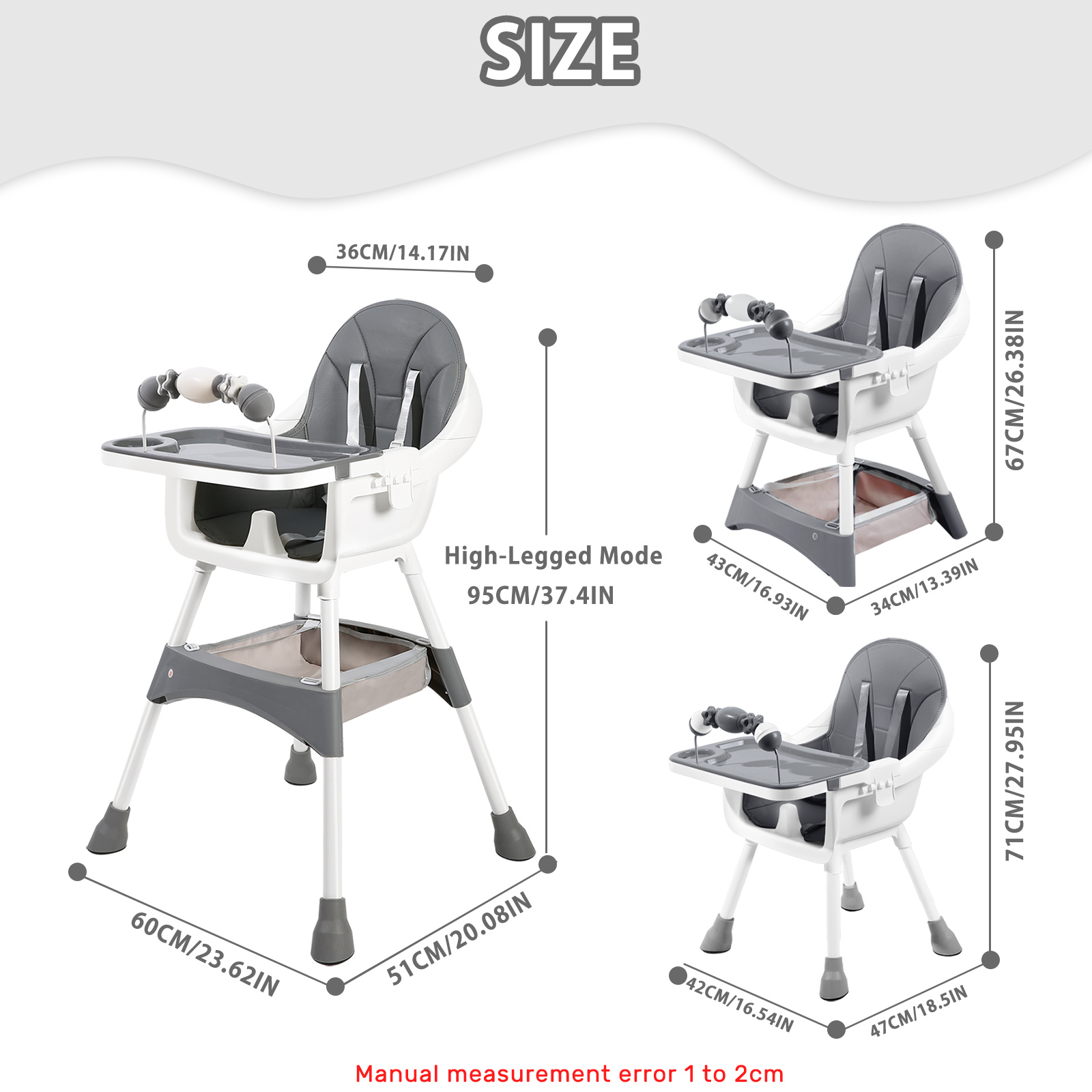 Wysokie krzesełko dla dziecka, – Baby Food Eating Chair recenzja i cena