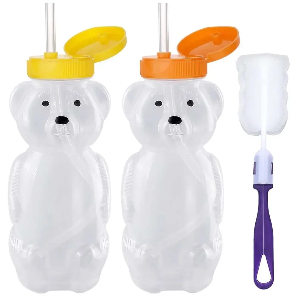 Kubki ze słomką Honey Bear dla – Baby Food Bottle recenzja i cena