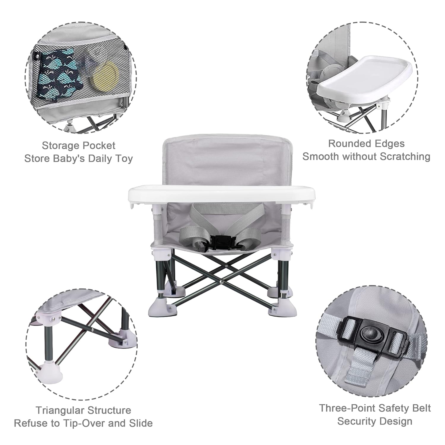 Składane krzesełko dla dziecka – Baby Food Eating Chair recenzja i cena